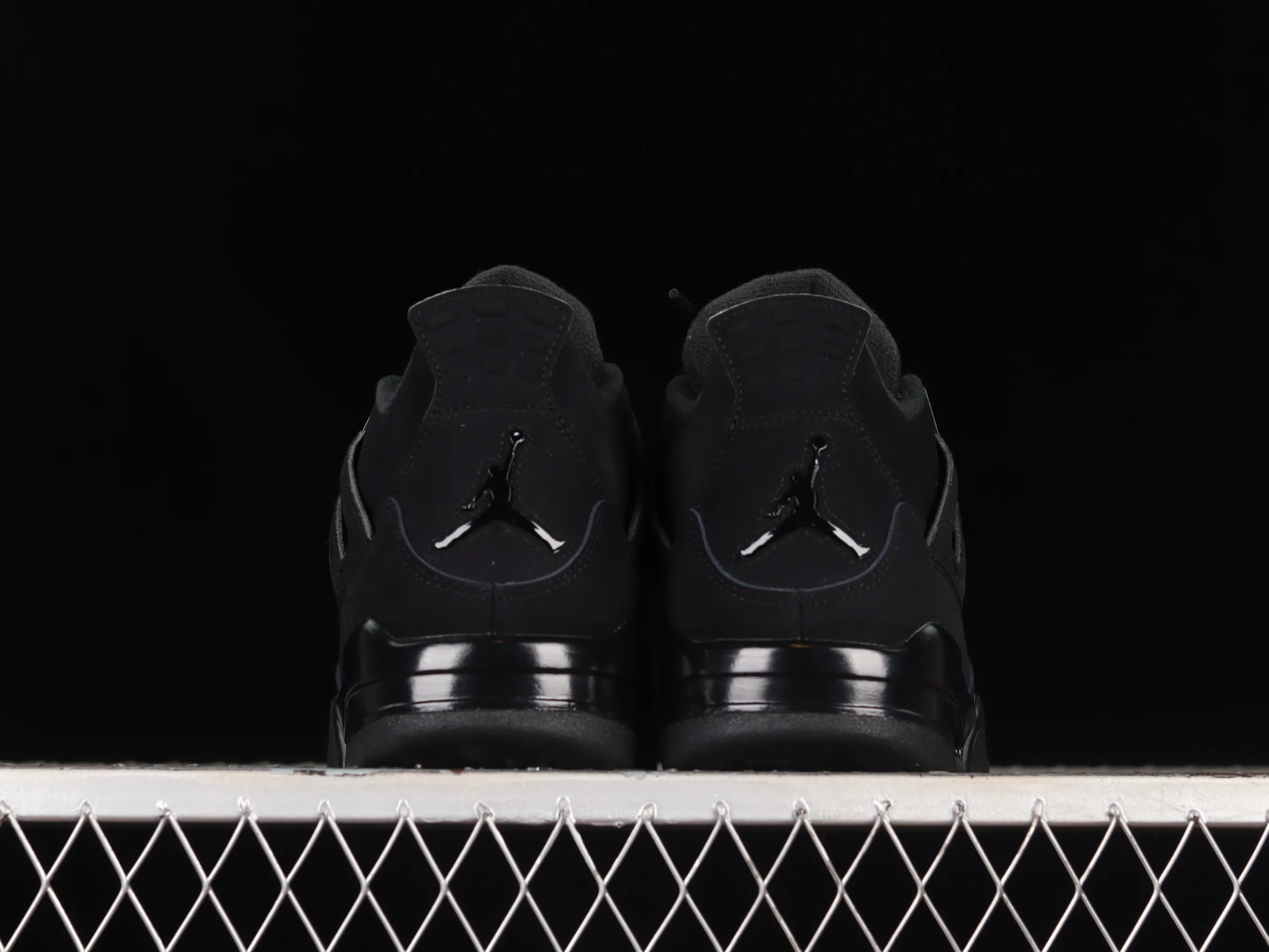 All categories Air Jordan Jordan series basketball shoes Air Jordan 4 LJR version Air Jordan 4 Retro "Black Cat" AJ4 Joe 4 Black Cat First layer frosted CU1110-010